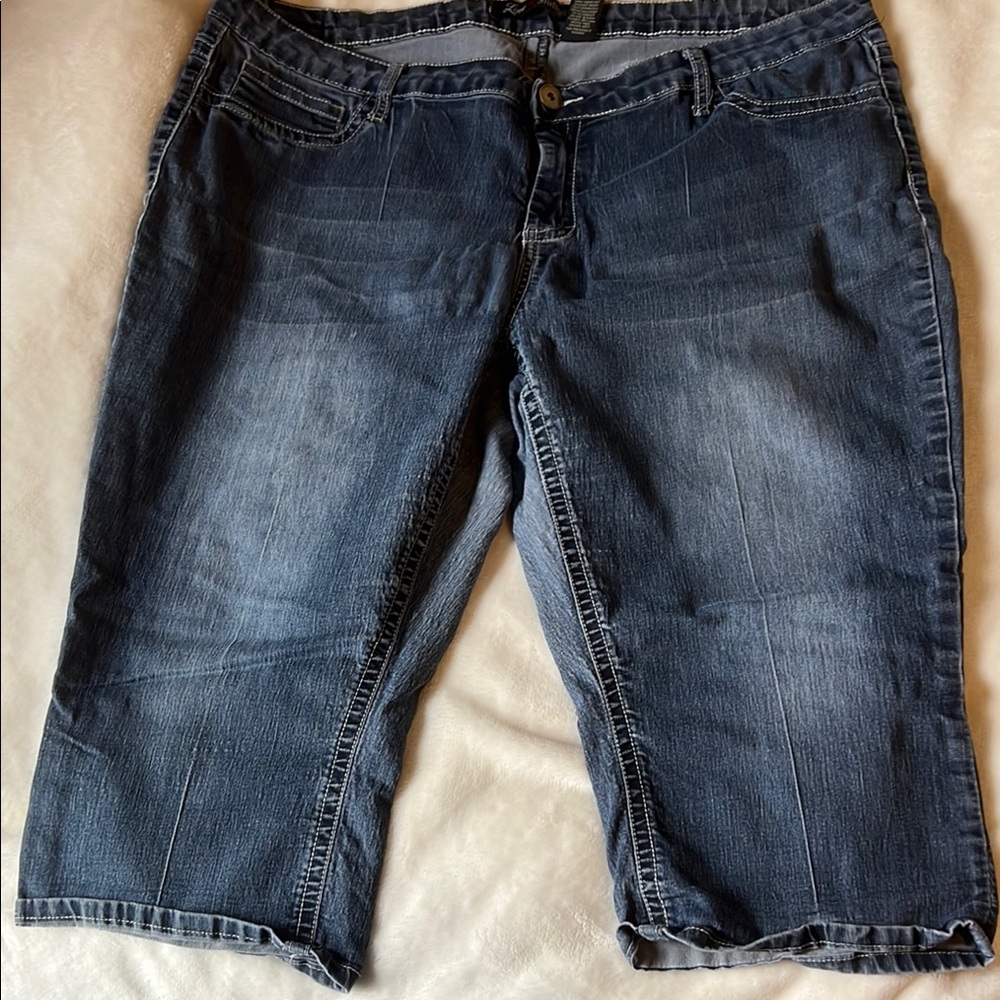 Love Indigo Blue Capri